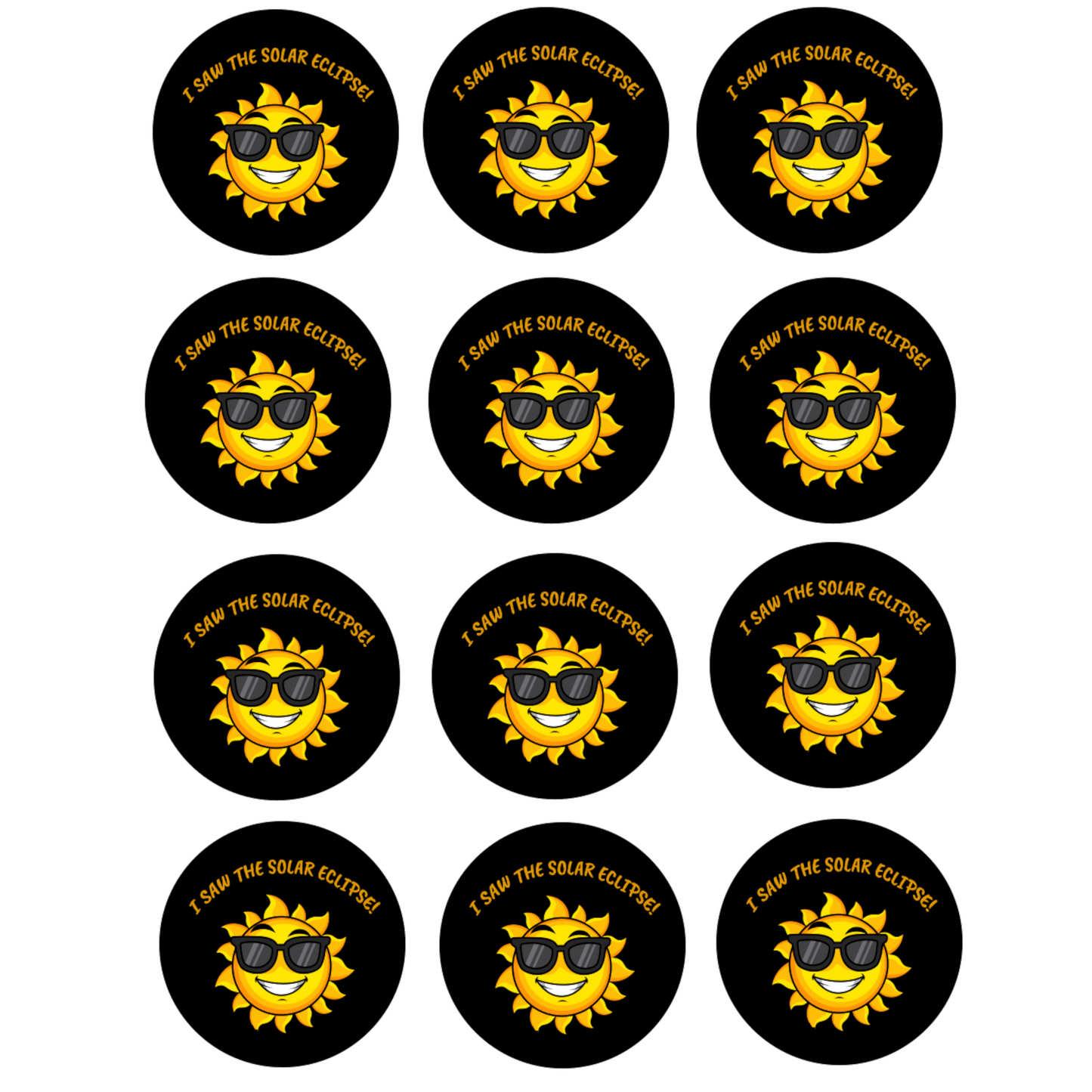 Stickers - 12 Pack