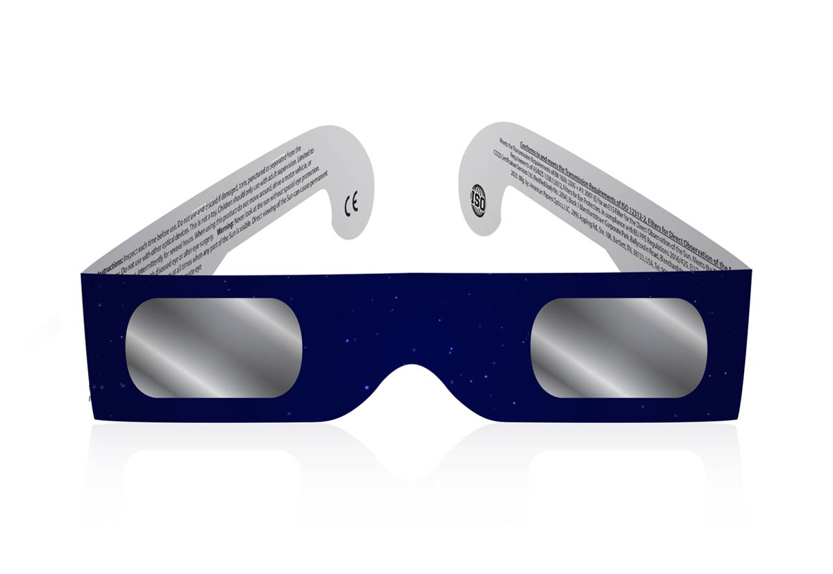 Solar Eclipse Glasses - Meets Transmission Requirements of ISO 12312-2