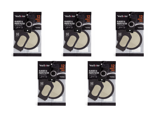 VisiSolar-bril en fotofilter combipakket (5 brillen 5 fotofilters)