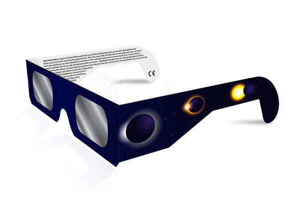 Bulk Pack Eclipse Glasses - Retail Display Box - 50 Count